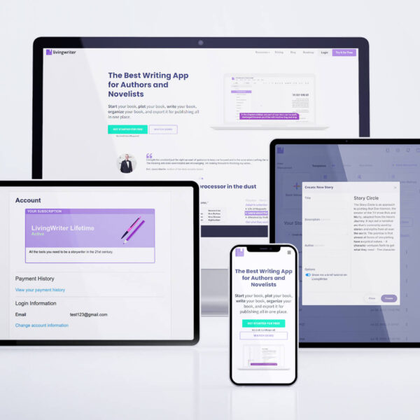 LivingWriter Online Writing Platform